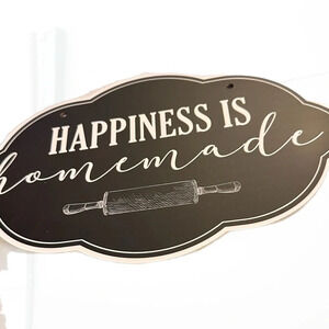 NEW Happiness Is Home‎ Made Household Decor Sign Picture